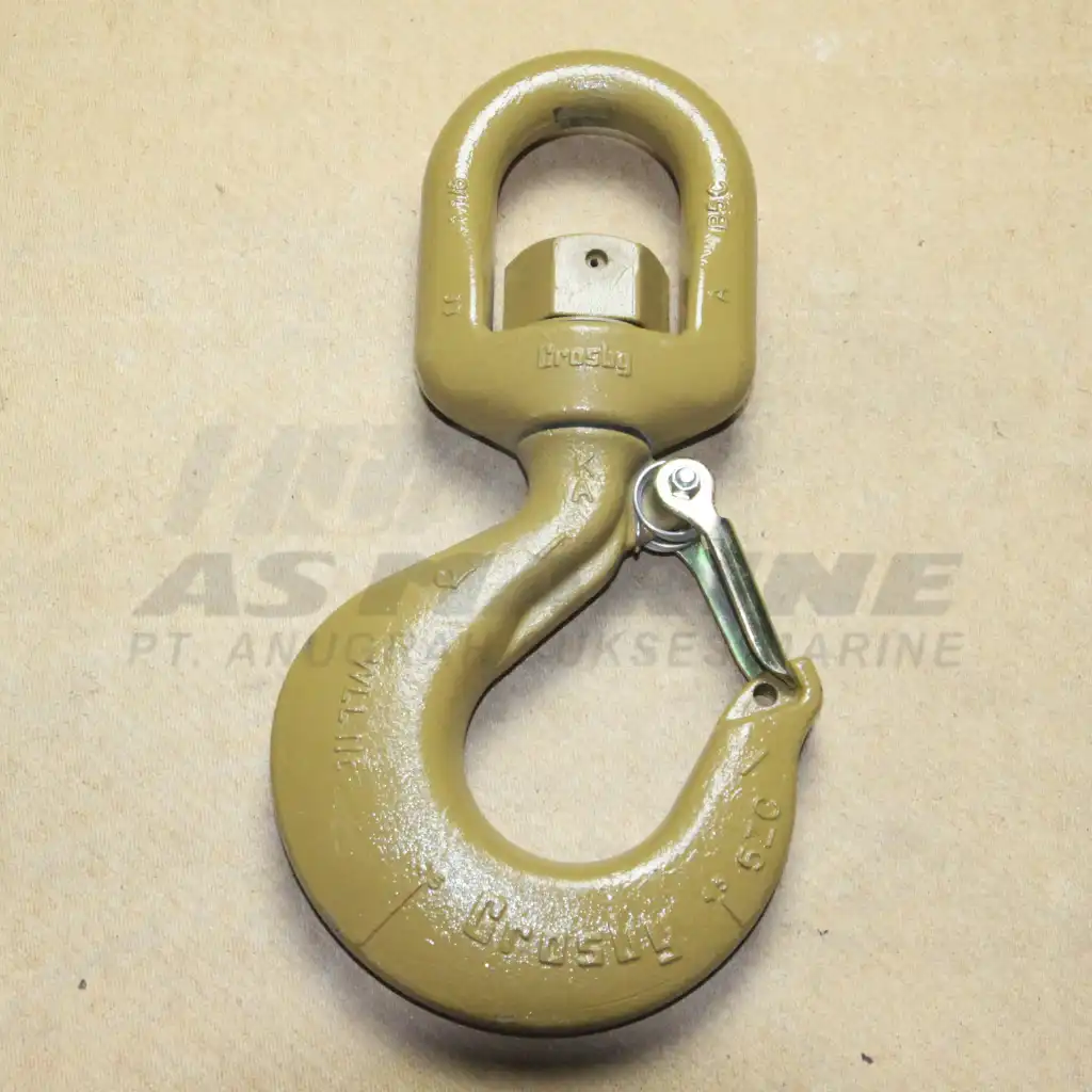 Kait / Gancu / Hook Swivel Crosby L322AN With Latch Kit 11 Ton